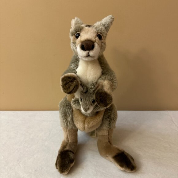 2 SOS Save Our Space Plush Toys / Kangaroo with Joey and Capybara - Picture 2 of 12